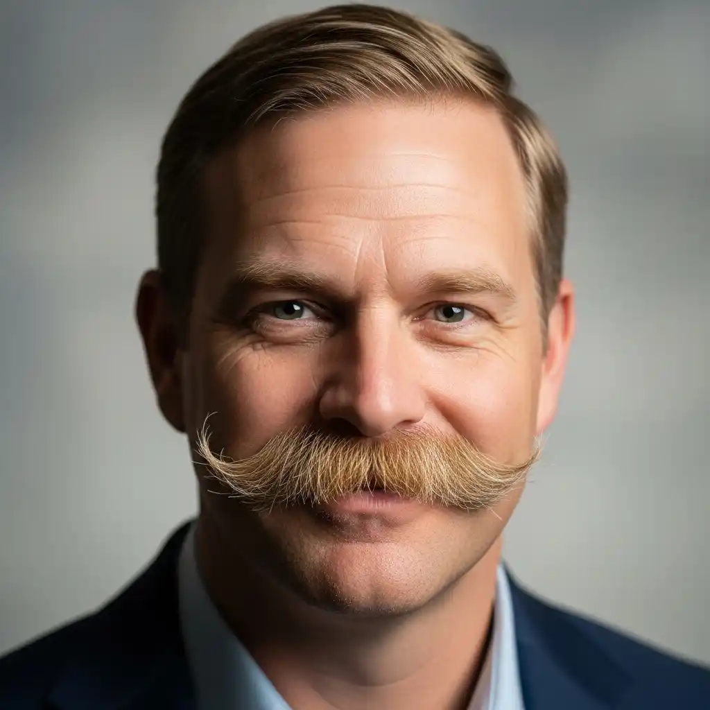 19 Wild Horseshoe Mustache Styles You Gotta See to Believe 9 Blonde Wild Horseshoe