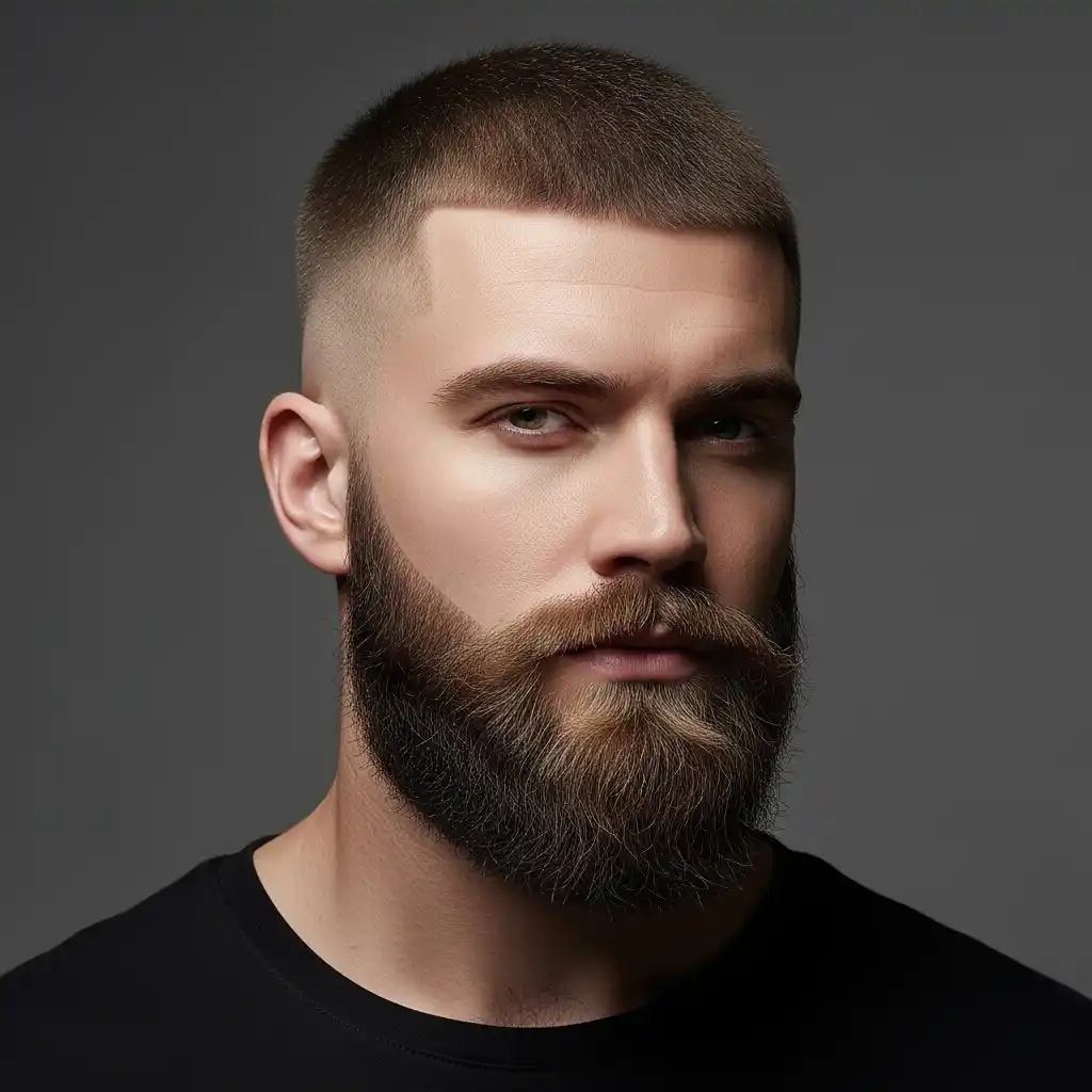 15 Buzz cut Styles for 2026 That Are Worth Trying 7 Buzzcut with Beard Blend