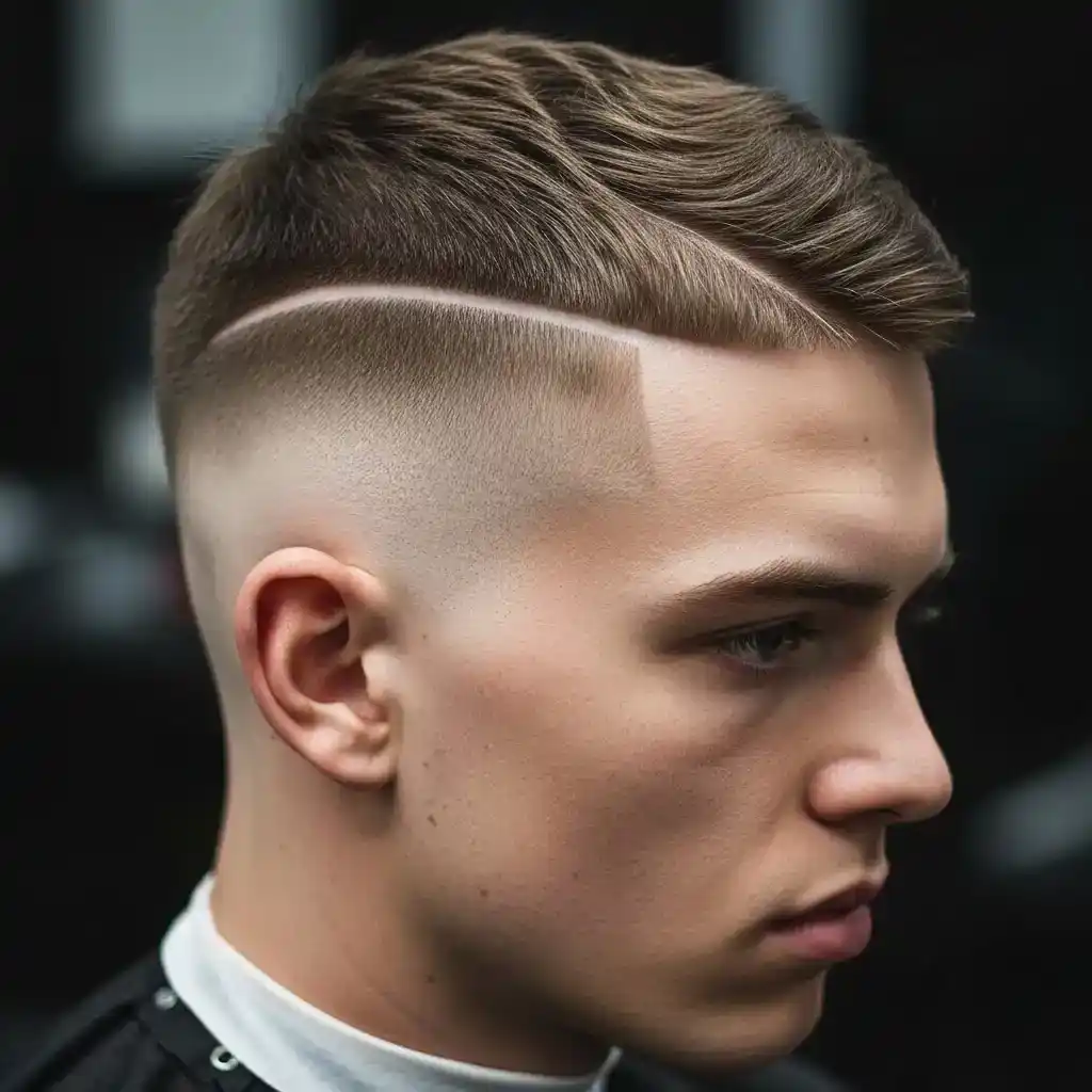 15 Buzz cut Styles for 2026 That Are Worth Trying 12 Buzzcut with Hard Part 1