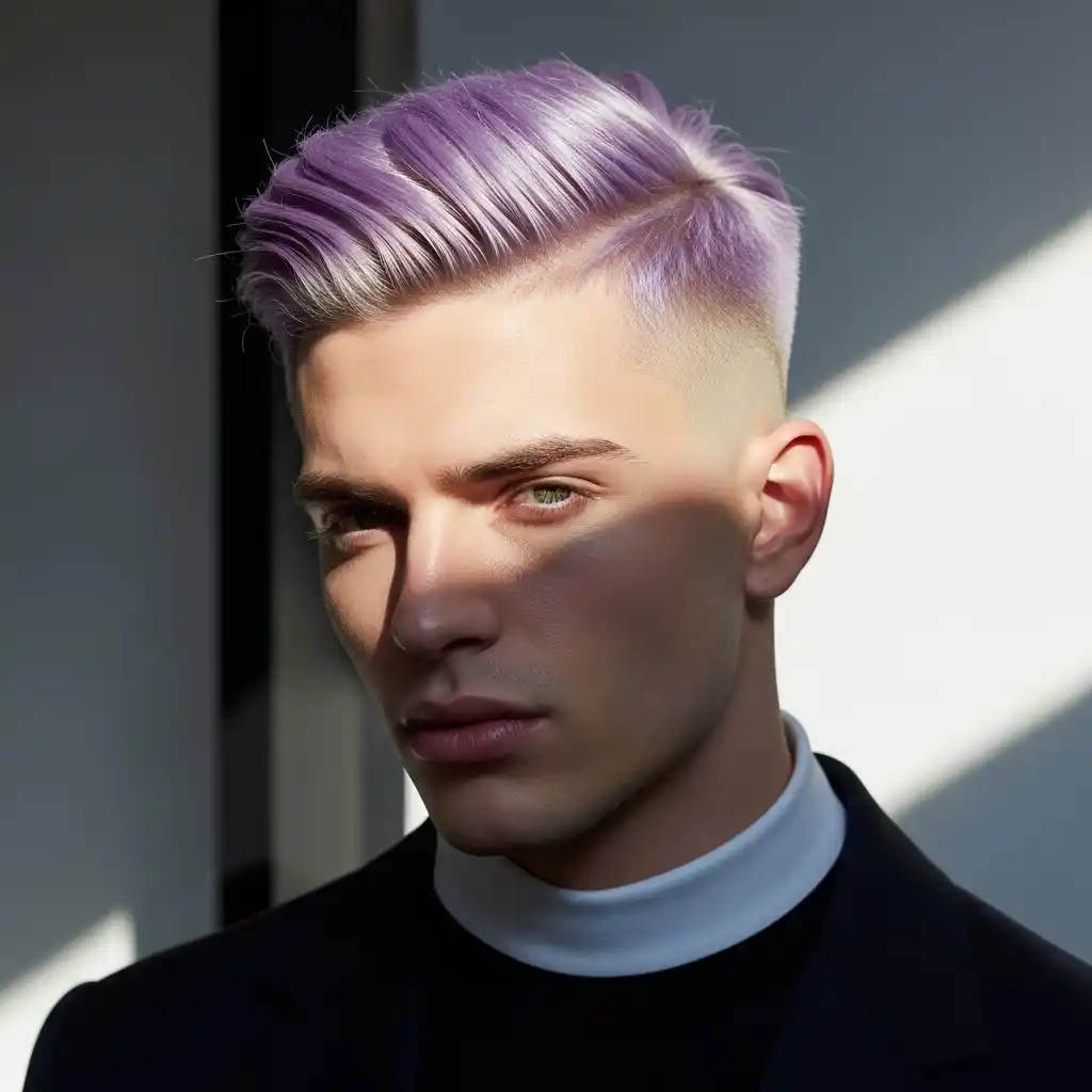 Spring Hair Color Ideas for Men 2026: 18 Bold, Fresh & Unique Looks to Try 14 Cool Lavender Tint