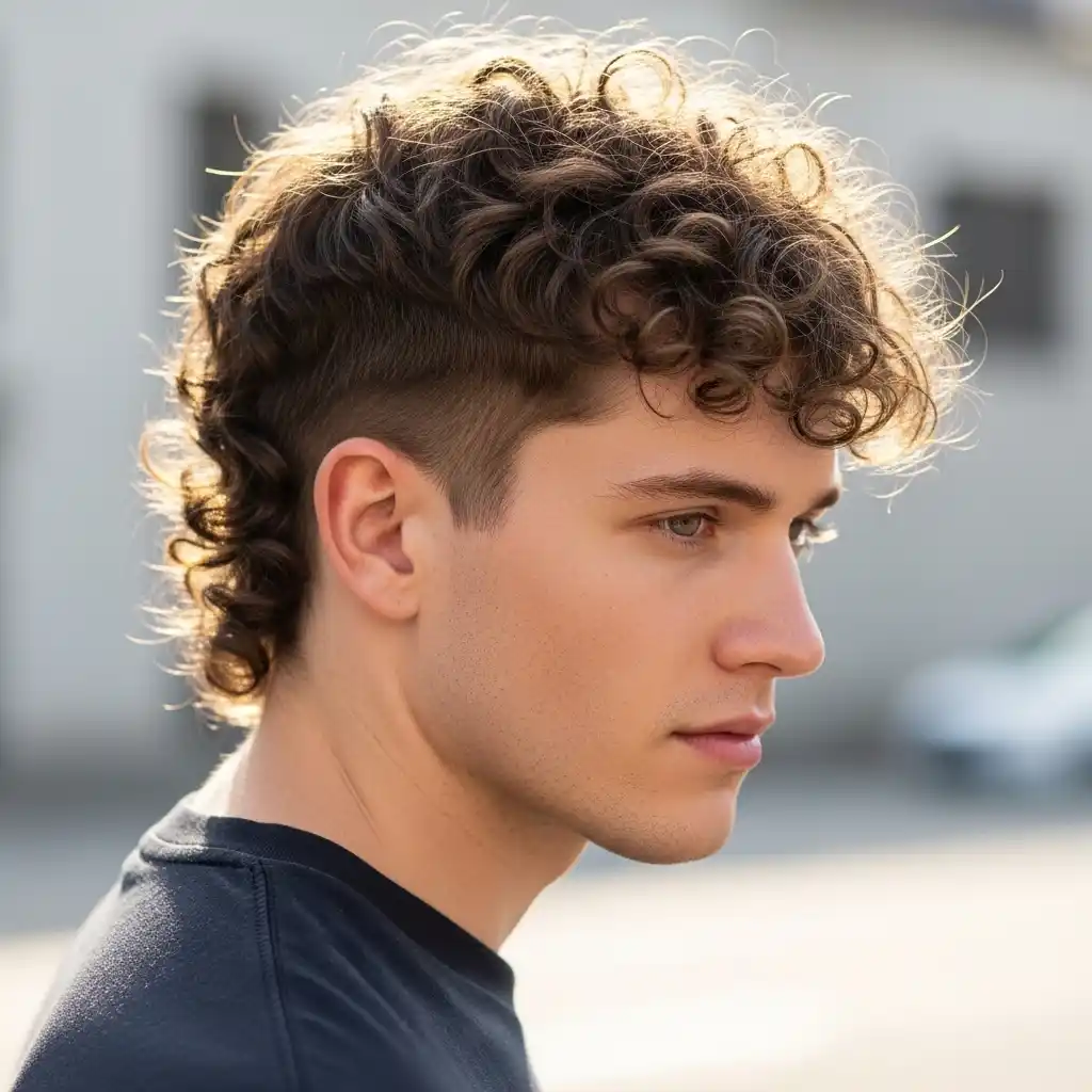 20 Subtle Mullet Ideas for Men: Stylish Cuts and Pro Tips to Nail the Look 12 Curly Subtle Mullet