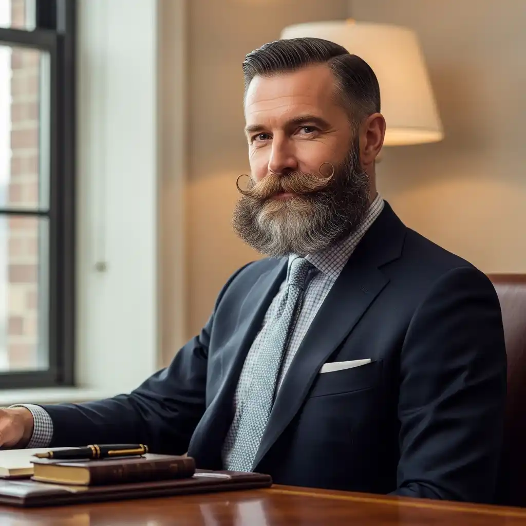 20 Long Beard Styles for Men That Are Straight-Up Legendary 12 Extended Circle Beard