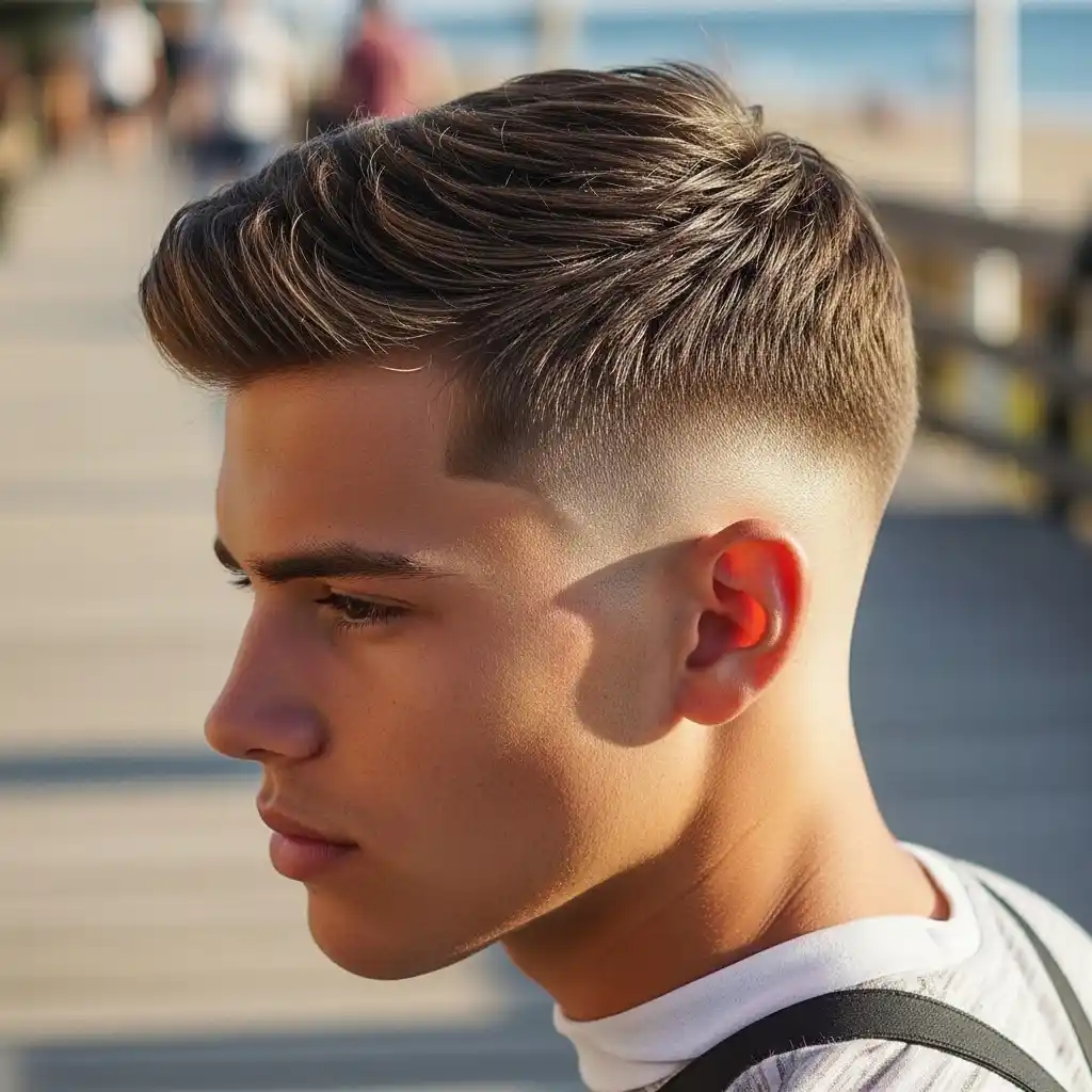 22 French Crop Haircut Ideas for Summer 2026 21 French Crop with High Fade