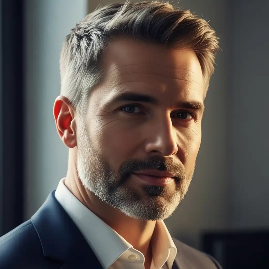 17 Light Stubble Beard Styles That Nail the Look Without Trying Too Hard 9 Light Salt and Pepper Stubble