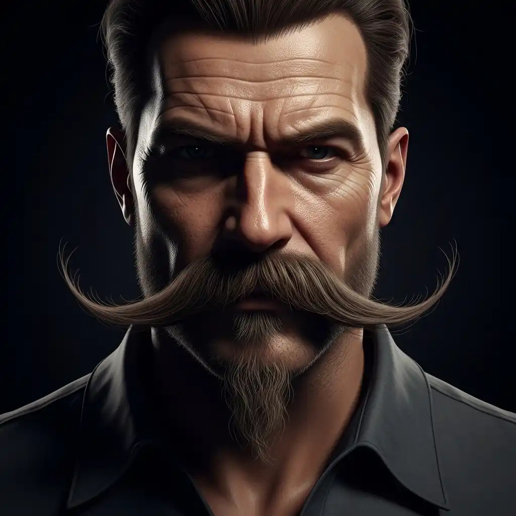 19 Wild Horseshoe Mustache Styles You Gotta See to Believe 4 Long Drop Wild Horseshoe