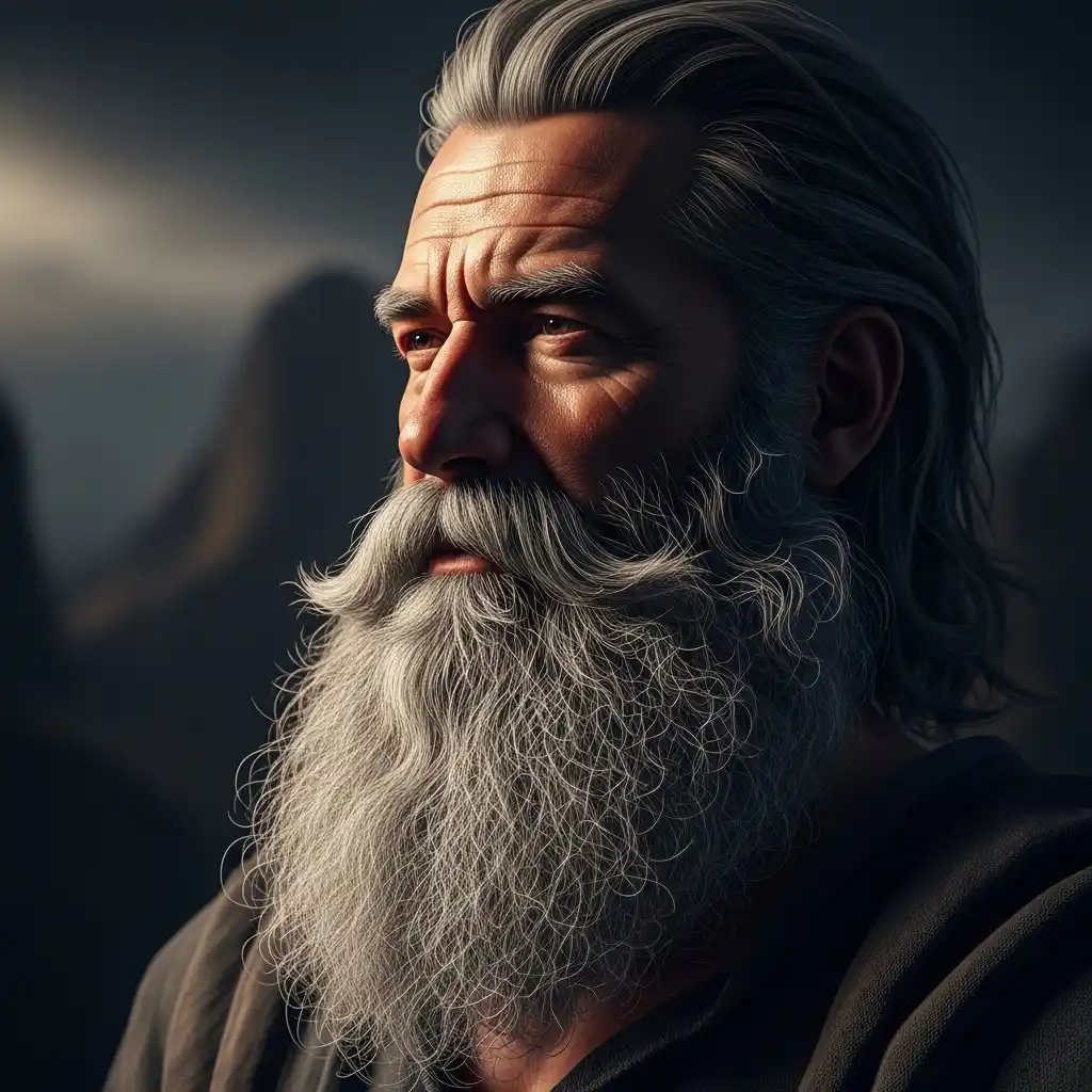 16 Iconic Grey Beard Styles for 2026 4 Long Grey Beard with Natural Flow