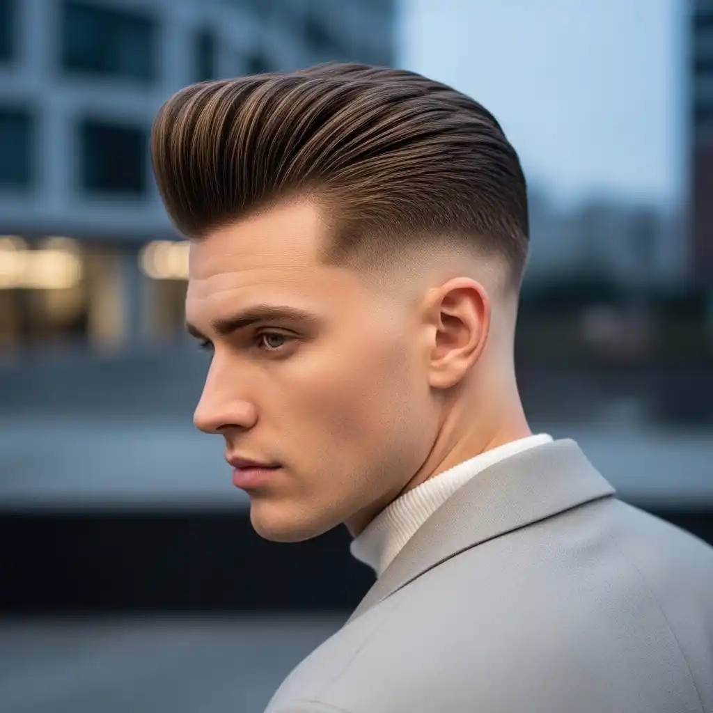 20 Timeless Gentleman Haircuts for 2026 17 Low Fade with Pompadour