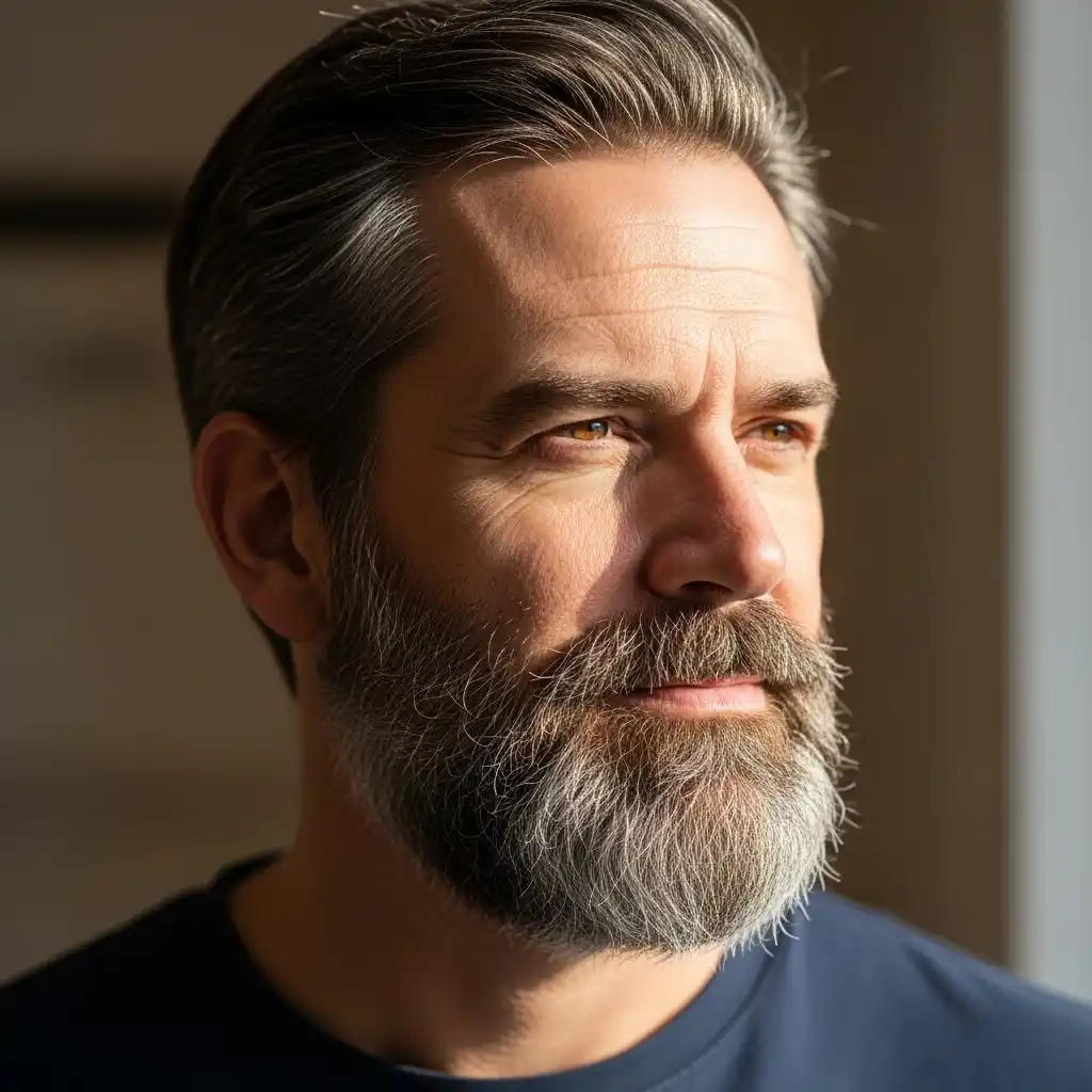 16 Iconic Grey Beard Styles for 2026 9 Medium Length Grey Beard
