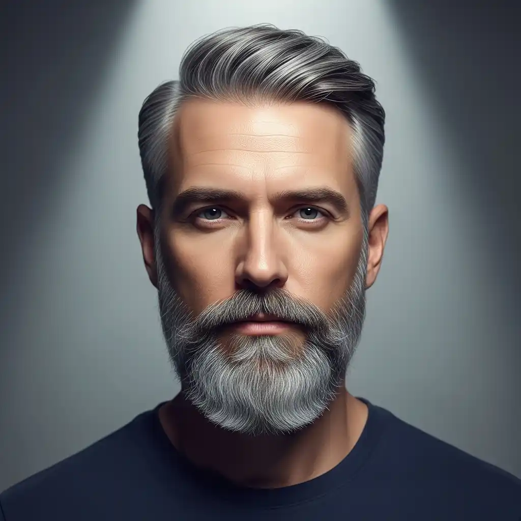 16 Iconic Grey Beard Styles for 2026 16 Minimalist Grey Beard
