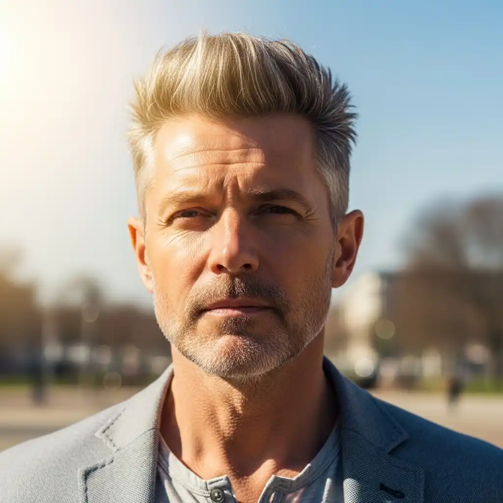30 Fresh Spring Haircut Ideas for Men Over 40 13 Modern Quiff