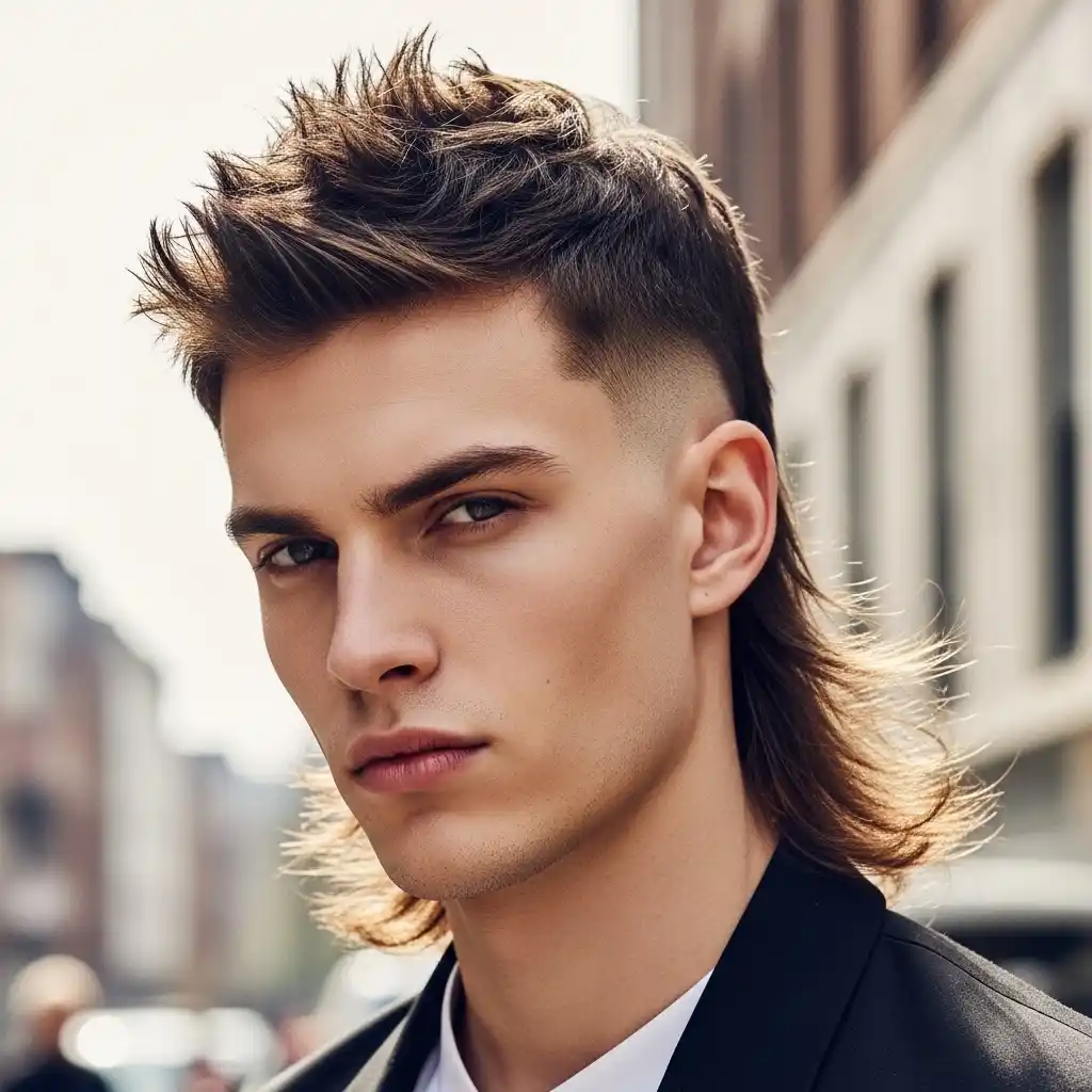 25 Fresh Spring Mullet Haircut Ideas for 2026 24 Mohawk Inspired Mullet