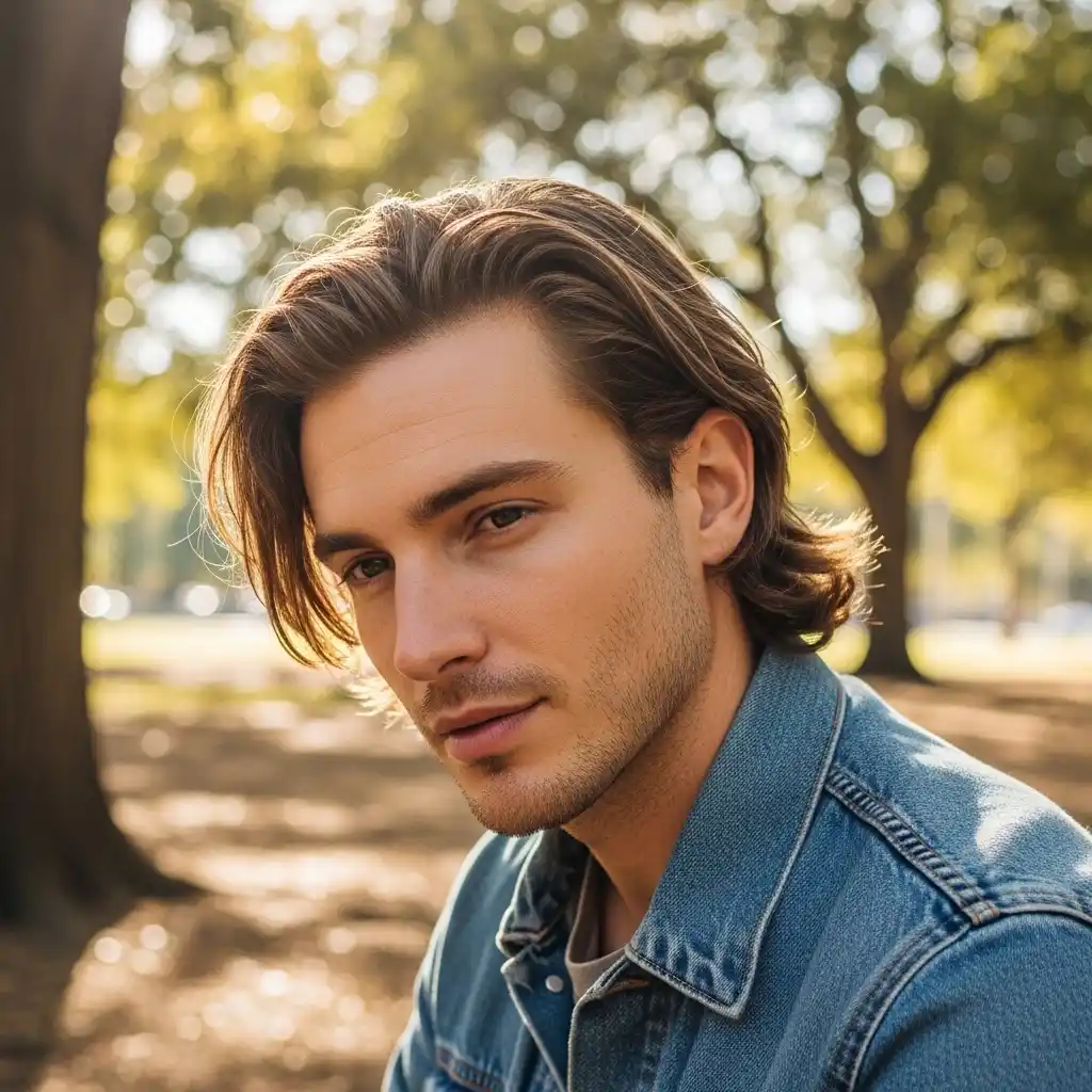 20 Subtle Mullet Ideas for Men: Stylish Cuts and Pro Tips to Nail the Look 15 Natural Flow Subtle Mullet