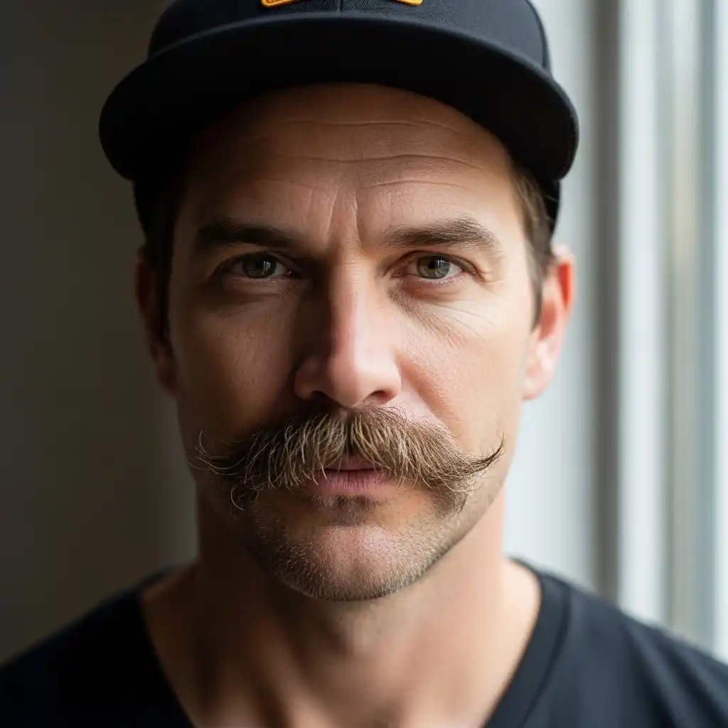 19 Wild Horseshoe Mustache Styles You Gotta See to Believe 7 Patchy Style Horseshoe Edge