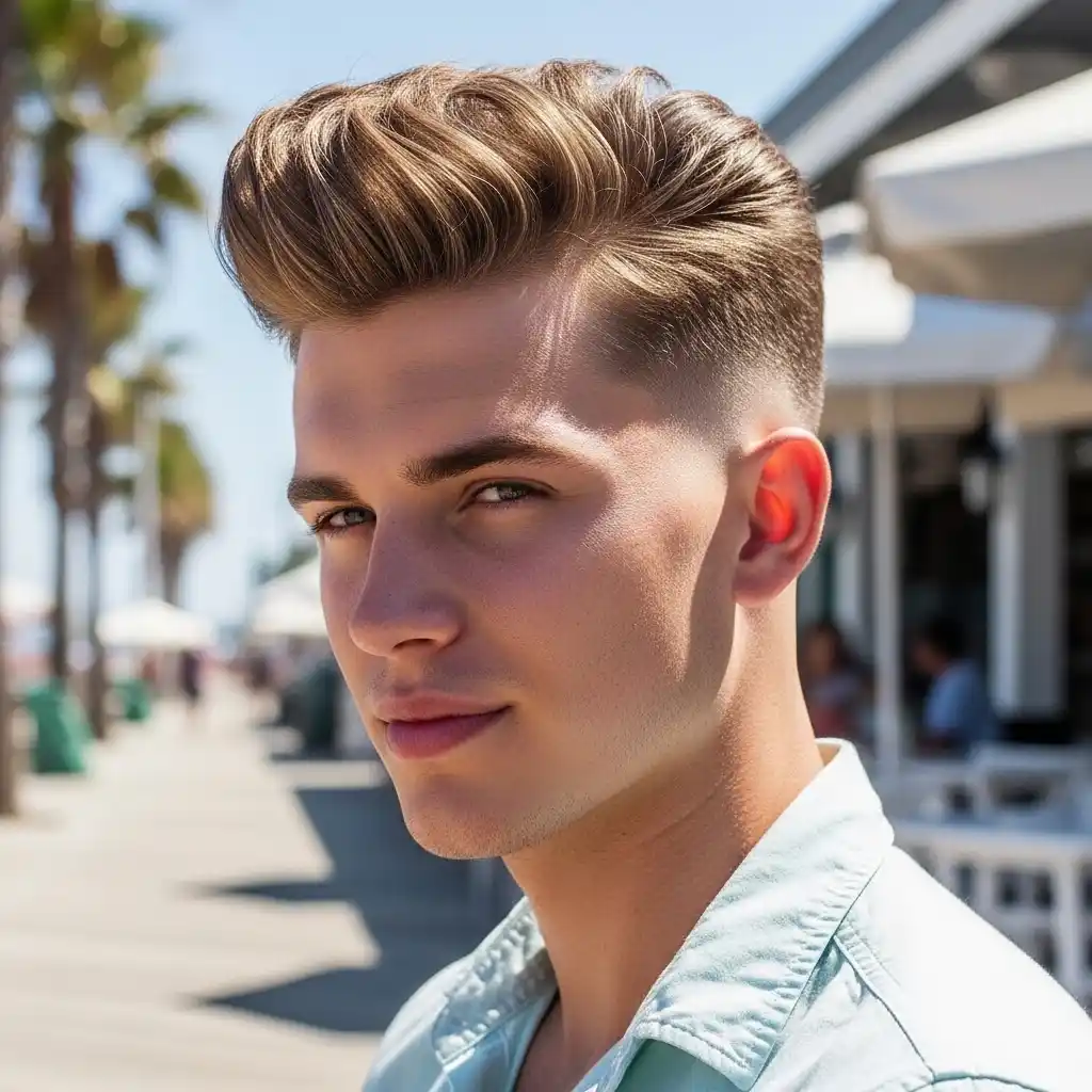 19 Stylish Summer Quiff Haircut Ideas for Men in 2026 7 Quiff with Tapered Sides