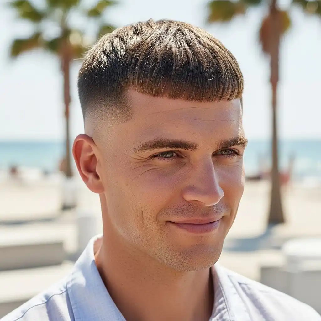22 Stylish Summer Short Haircuts for Men: The Ultimate Guide to a Cool and Confident Look 12 Short Caesar Cut