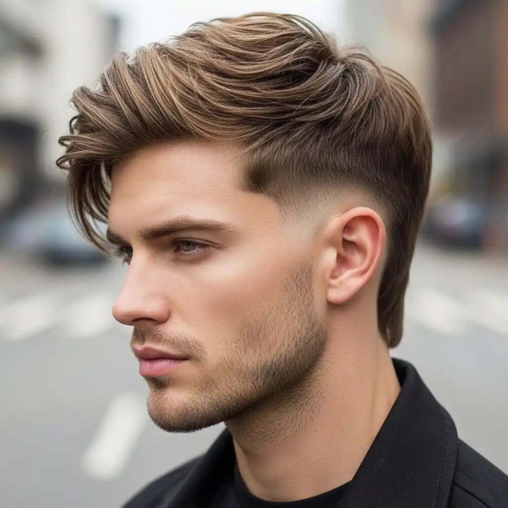 25 Fresh Spring Mullet Haircut Ideas for 2026 19 Side Swept Mullet