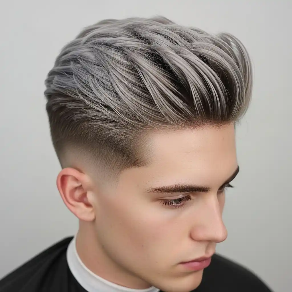 Spring Hair Color Ideas for Men 2026: 18 Bold, Fresh & Unique Looks to Try 2 Smoky Silver Grey
