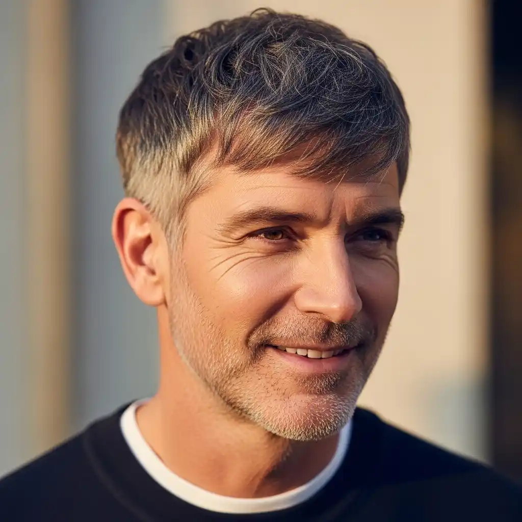 30 Fresh Spring Haircut Ideas for Men Over 40 2 Textured Crop