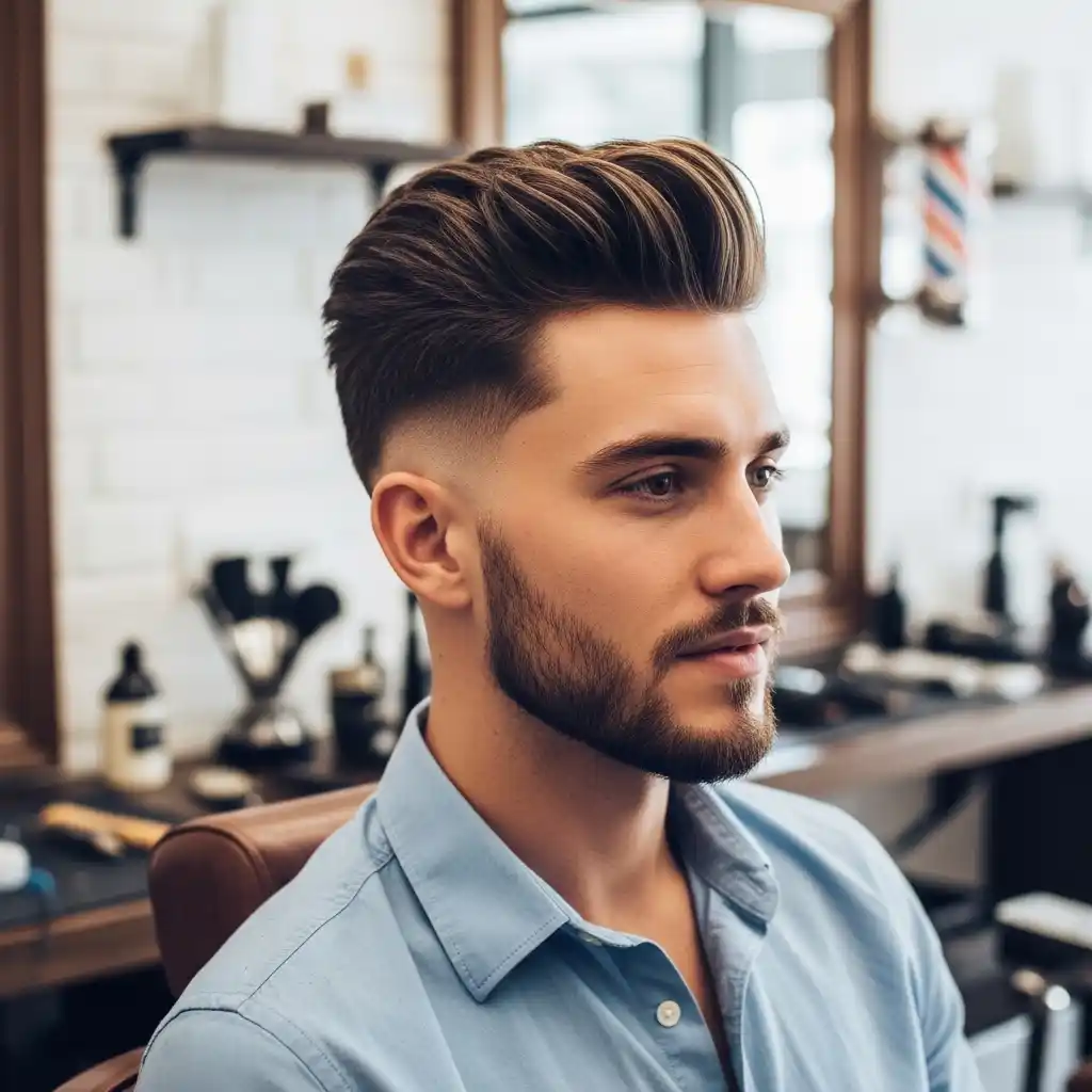 19 Stylish Summer Quiff Haircut Ideas for Men in 2026 2 Textured Quiff with Low Fade