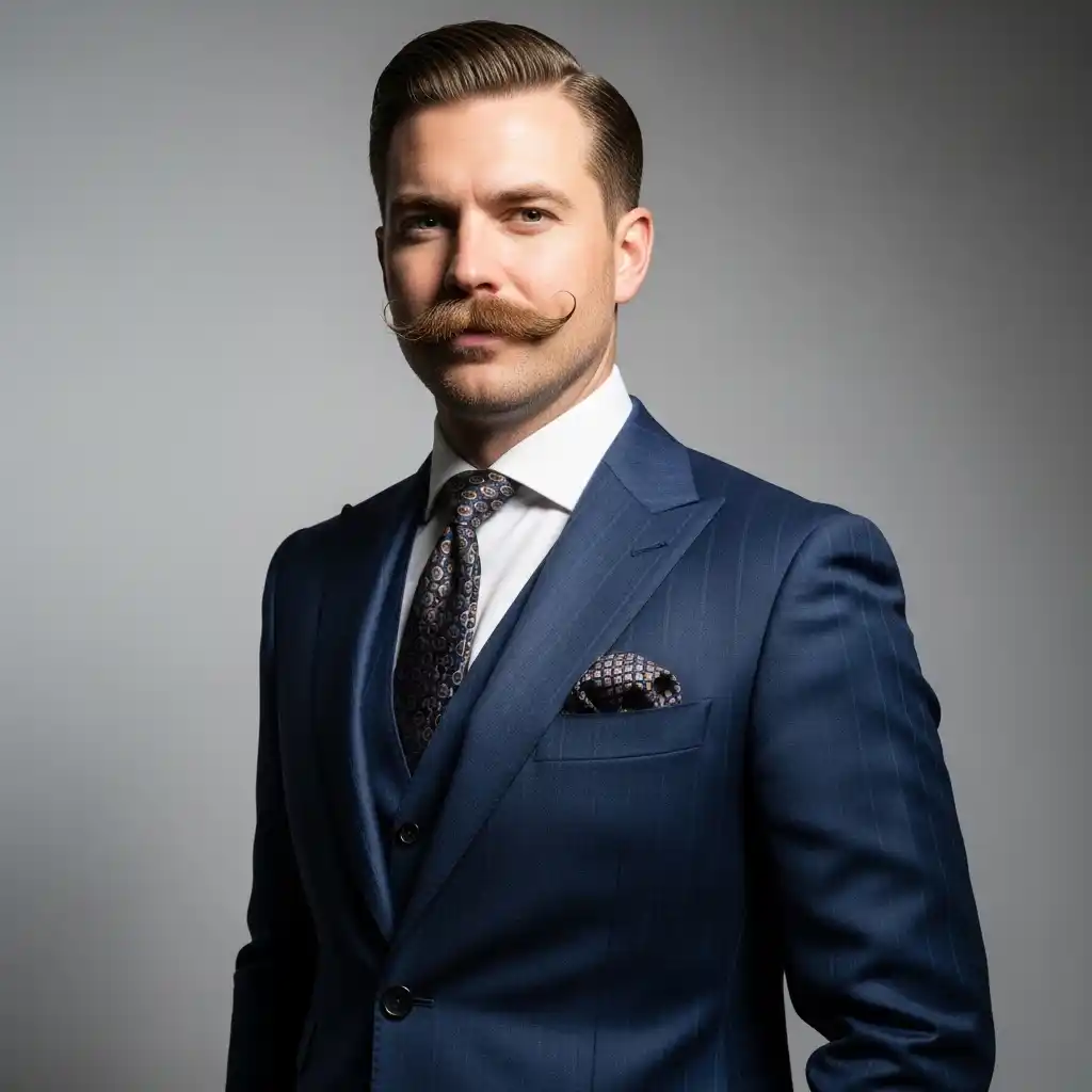 25 Trendy Mustache Styles for Men in 2026 1 The Classic Chevron