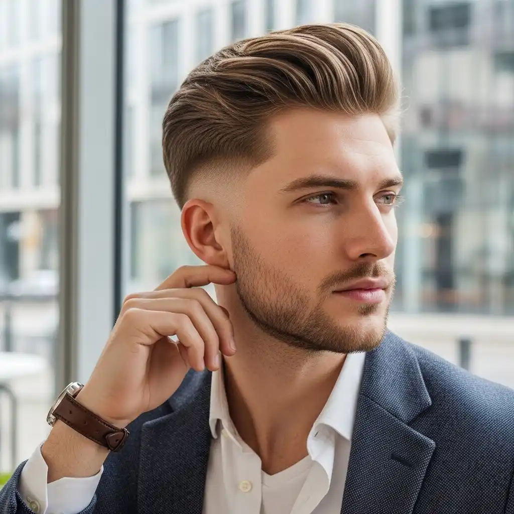 24 Timeless Men’s Haircuts for Spring 2026: Classic Styles That Never Fail 24 The Classic Long Top Short Sides