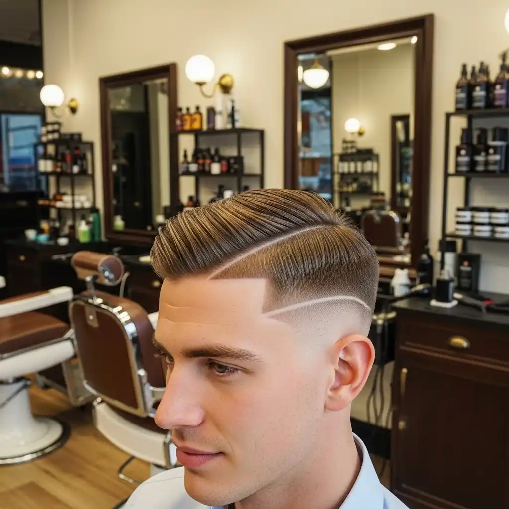 24 Timeless Men’s Haircuts for Spring 2026: Classic Styles That Never Fail 22 The Fade with Hard Part