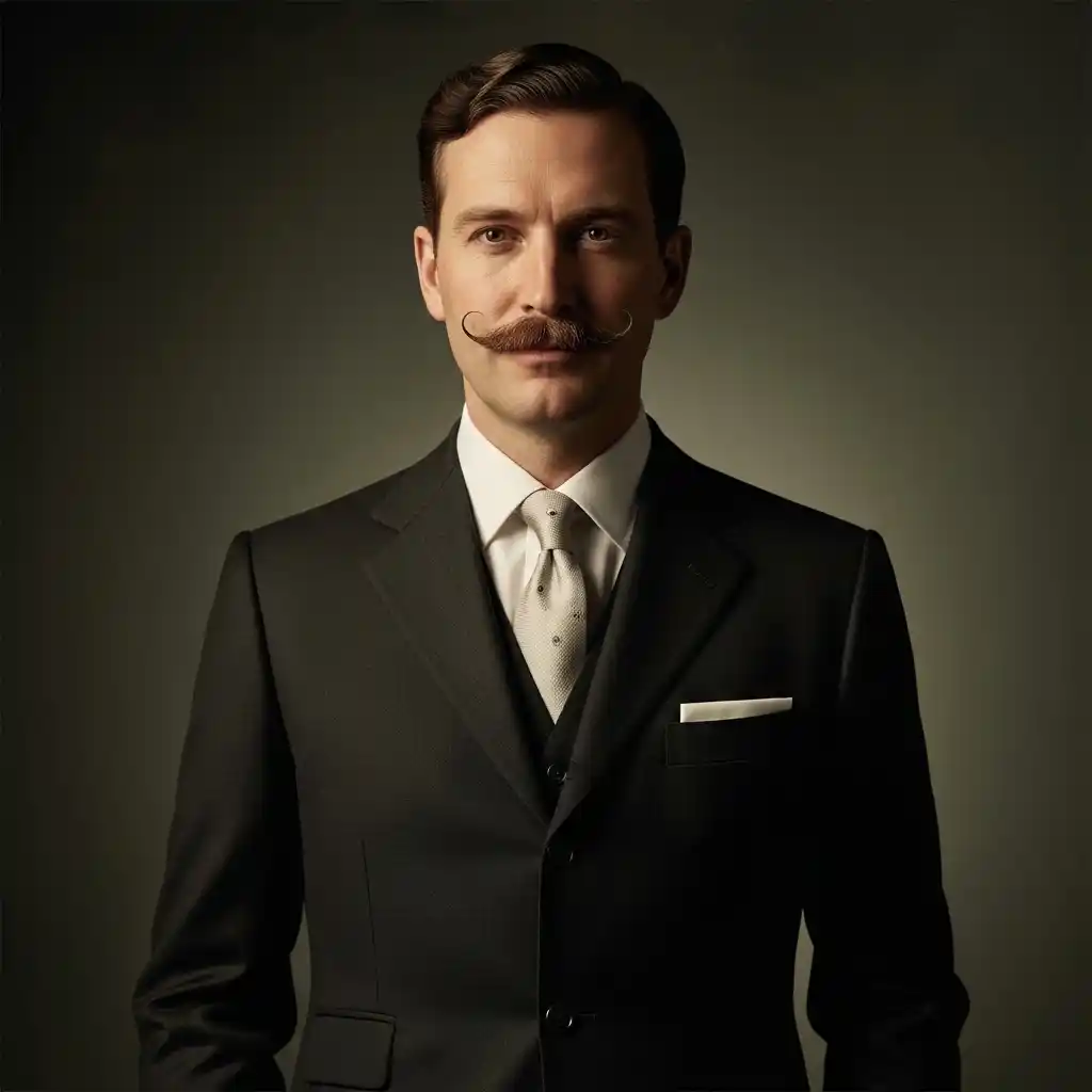 25 Trendy Mustache Styles for Men in 2026 18 The Imperial Petite