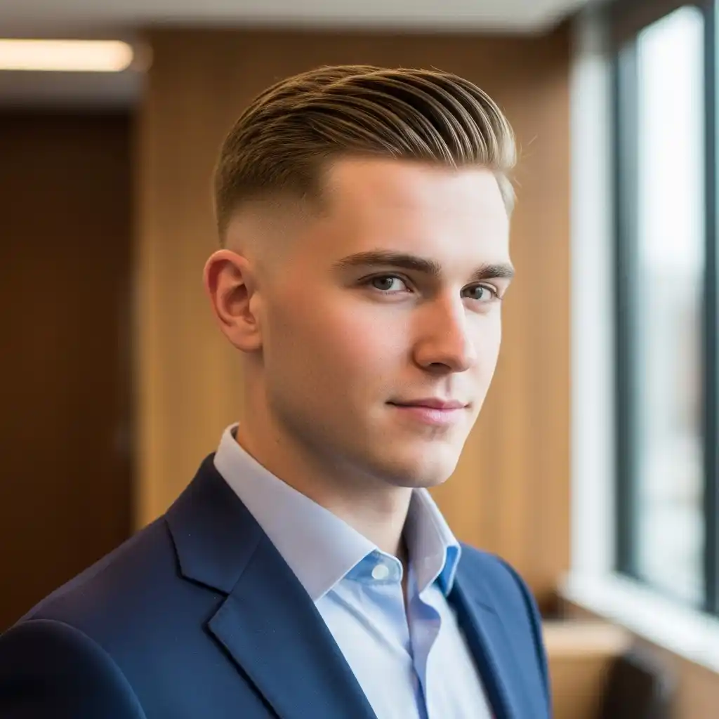 24 Timeless Men’s Haircuts for Spring 2026: Classic Styles That Never Fail 15 The Ivy Cut with Fade