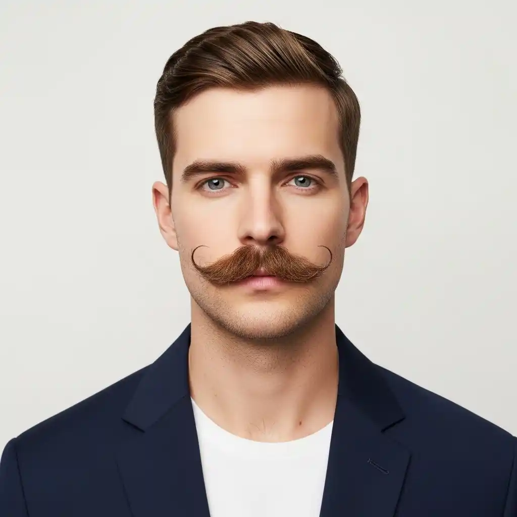 25 Trendy Mustache Styles for Men in 2026 10 The Lampshade