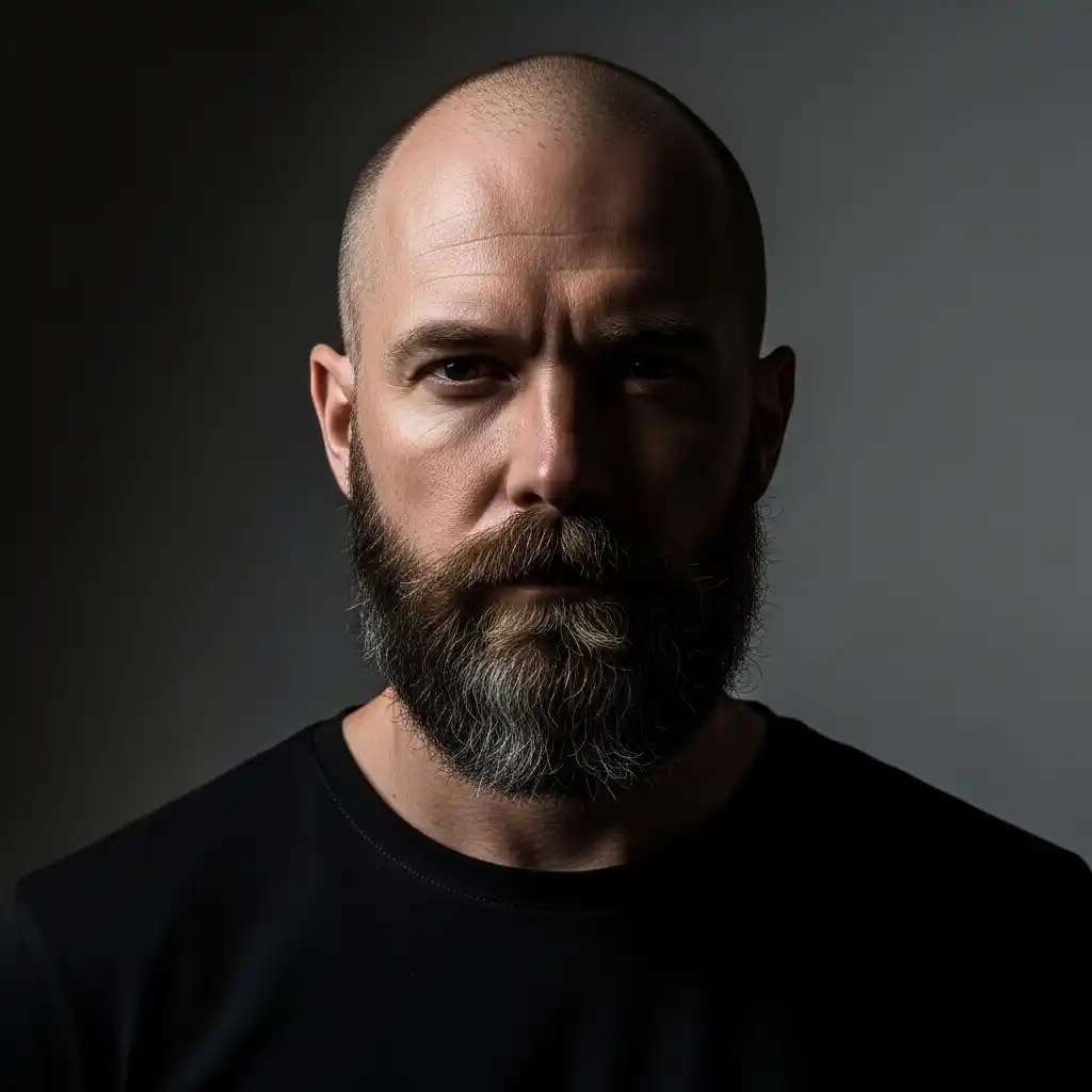 15 Van Dyke Beard Style Ideas That Turn Heads in 2026 11 Van Dyke with Bald Head