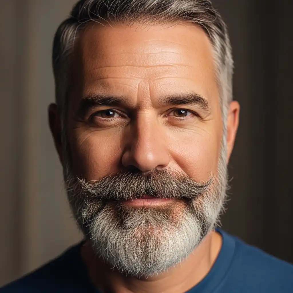 15 Van Dyke Beard Style Ideas That Turn Heads in 2026 8 Van Dyke with Grey Beard