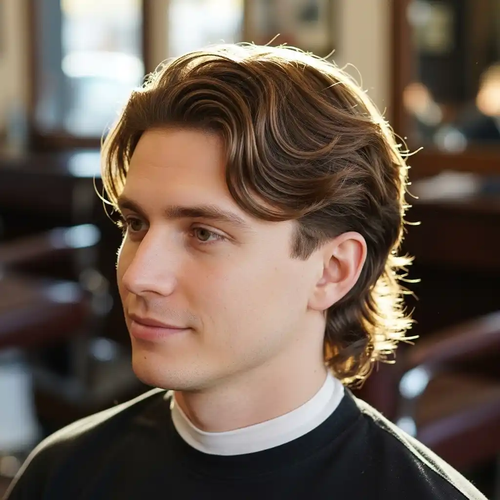 20 Subtle Mullet Ideas for Men: Stylish Cuts and Pro Tips to Nail the Look 5 Wavy Subtle Mullet