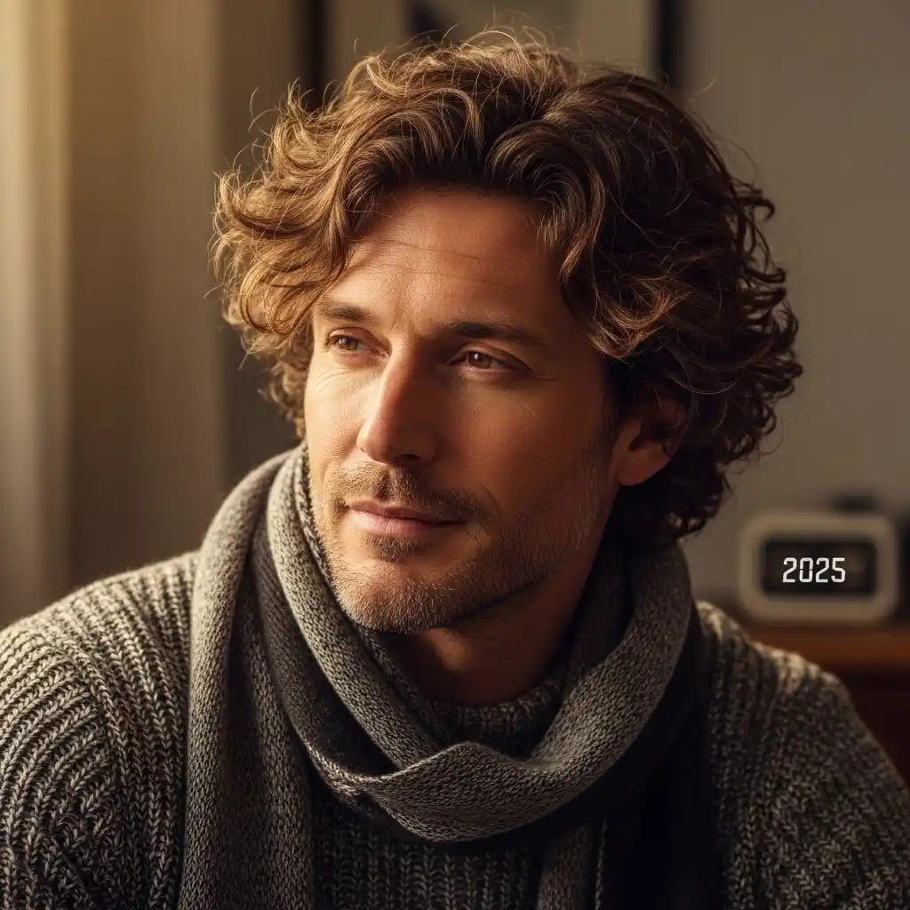 18 Best Medium Winter Hairstyles for Men in 2025-2026 7 Medium Curly Hair