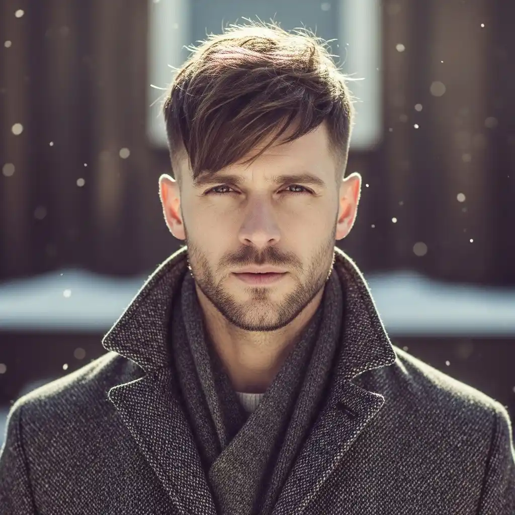 18 Best Medium Winter Hairstyles for Men in 2025-2026 13 Medium Tapered Fringe