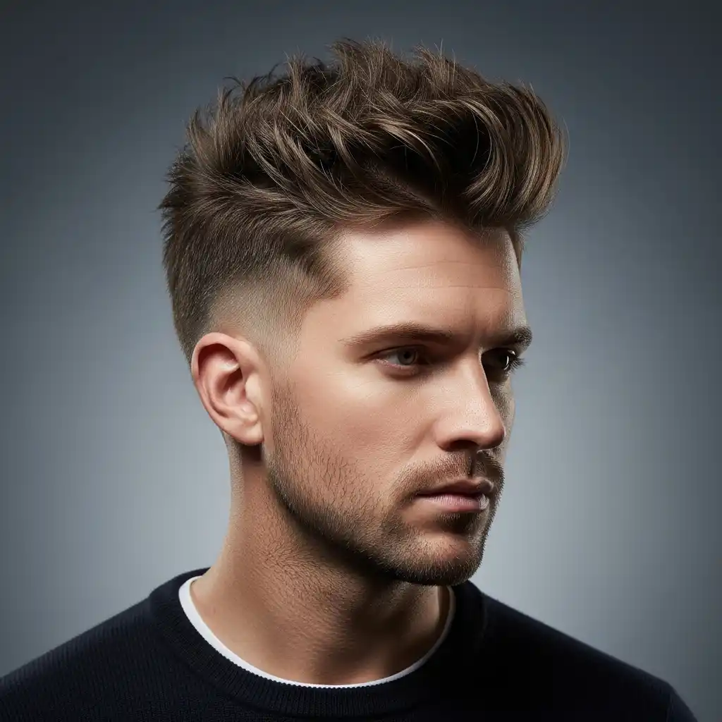 Unveil 30 Trendsetting Winter Short Hairstyles for Men in 2026 27 Short Messy Faux Hawk