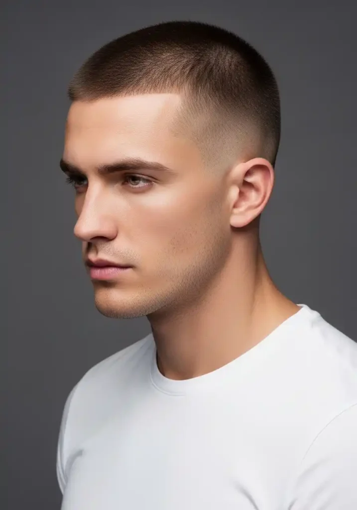 17 Stylish Buzzcut Ideas for Men 1 The Classic Number Two Buzzcut